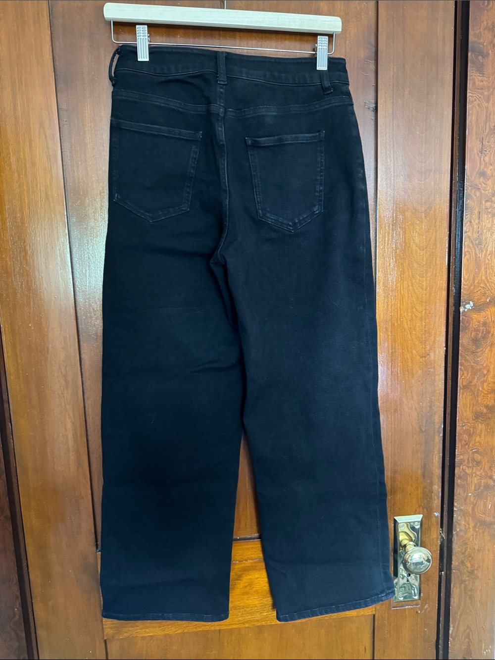 Quince Black Wide-Leg Jeans - Picture 2 of 3